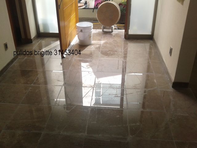 brillado de marmol